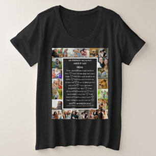 Mum appreciation Mothers Day 22 Photo Collage Plus Size T-Shirt