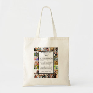 Mum appreciation Mothers Day 22 Photo Collage Tote Bag