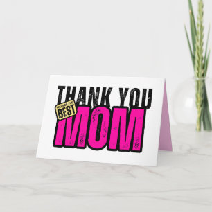 Mum Appreciation Thank You Card