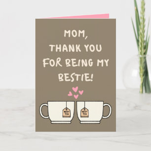 Mum Appreciation, Thank You Mum, Mother's Day Card