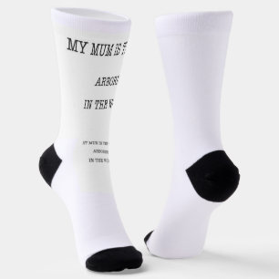 Mum Arborist gift present chainsaw cup Socks