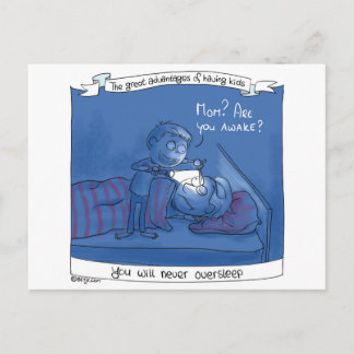 Mum, are you awake? Postcard
