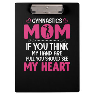 Mum Art Gymnastics Mum Clipboard