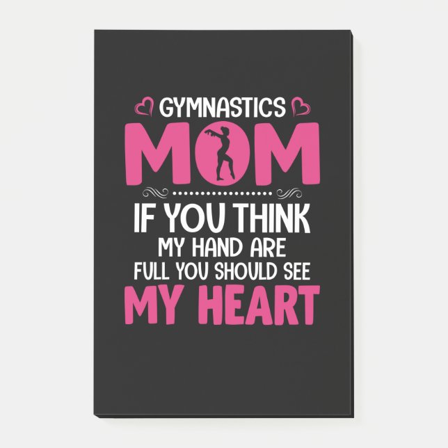 Mum Art Gymnastics Mum Post-it Notes (Front)