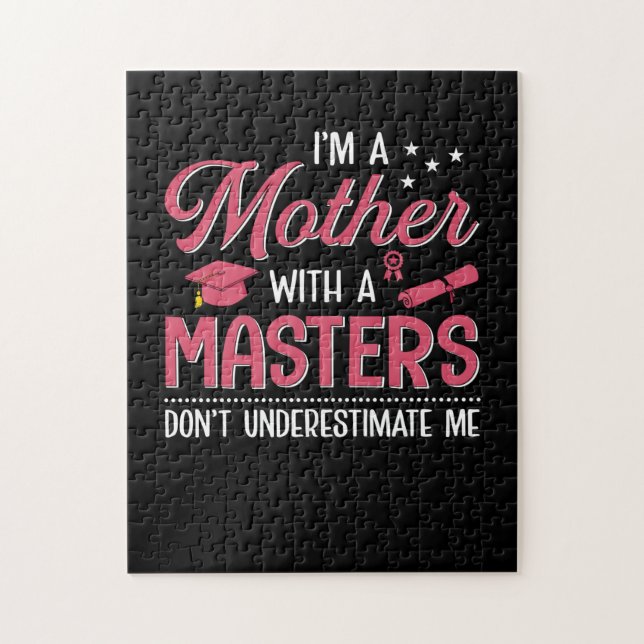 Mum Art Mother With A Master Jigsaw Puzzle (Vertical)