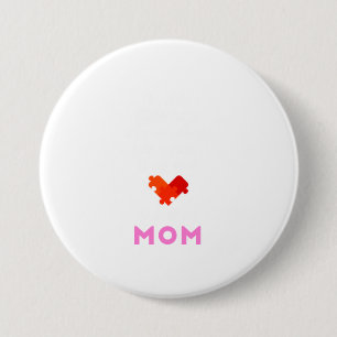 Mum Autism Awareness Day Cool Mothers of Au 7.5 Cm Round Badge