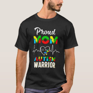 Mum Autism Awareness Warrior T-Shirt