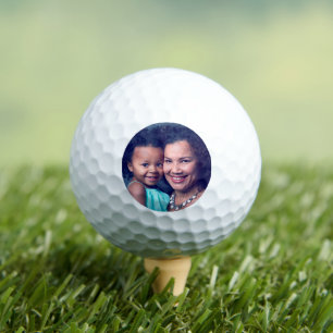 Mum Baby Child Family Photo Custom  Golf Balls