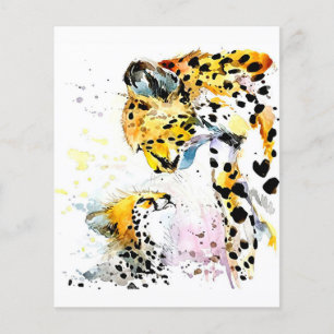 Mum Baby Lion Family Gift,Mum Daughter Birthday Flyer