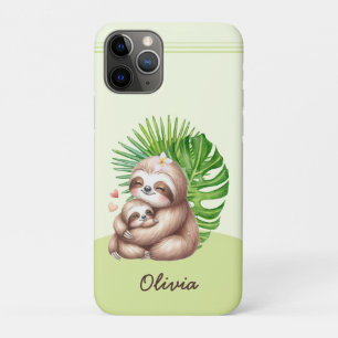 Mum & Baby Sloth Customisable Case-Mate iPhone Case