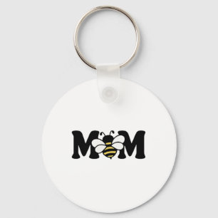 Mum Bee Cute Beekeeping 1st Birthday Matching Fami Key Ring