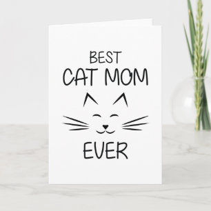 Mum - Best Cat Mum ever Card