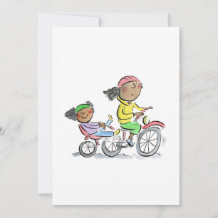 Mum bike invitation