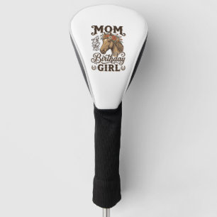 Mum Birthday Girl Floral Horse Western Vintage Shi Golf Head Cover