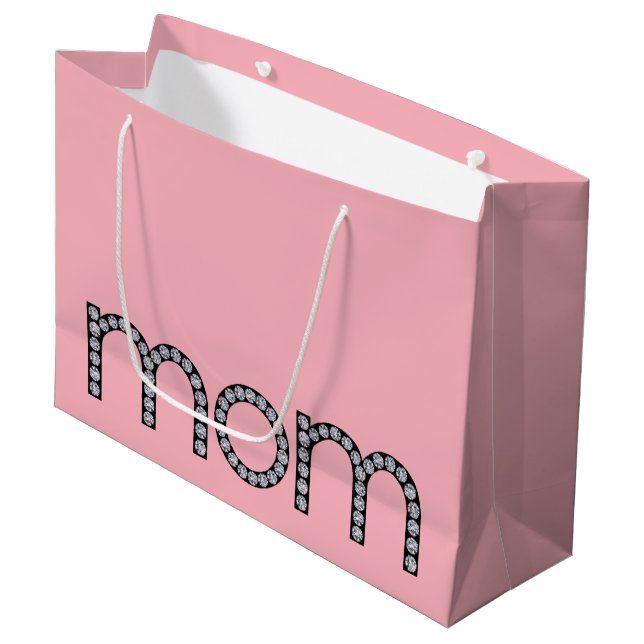 Mum bling gift bag (Front Angled)