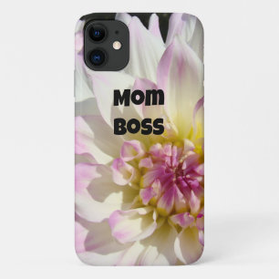 Mum Boss Floral iPhone cases Dahlia flower