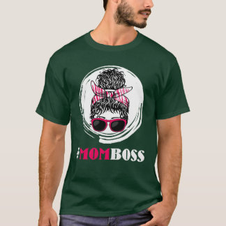 Mum Boss Mothers Day Mama Boss Supervisor funny T-Shirt