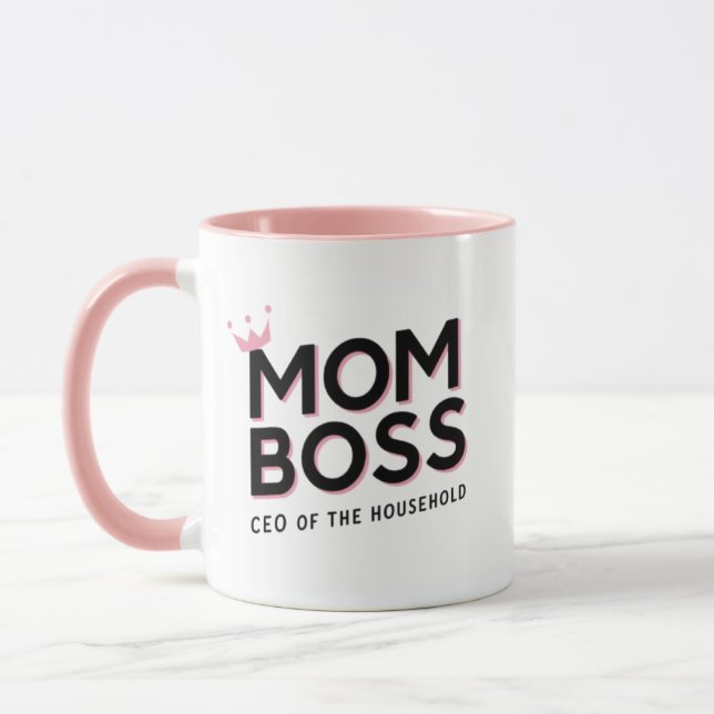 Mum Boss Mug (Left)