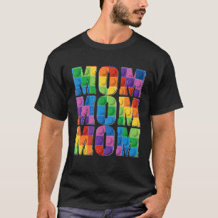 Mum Brick Builder Blocks Master Builder Mother's T-Shirt