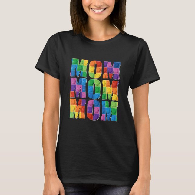 Mum Brick Builder  Blocks Master Builder Mother's  T-Shirt (Front)