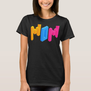 Mum Brick Builder Blocks Master Builder T-Shirt