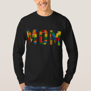 Mum Brick Builder Funny Blocks Master Builder T-Shirt