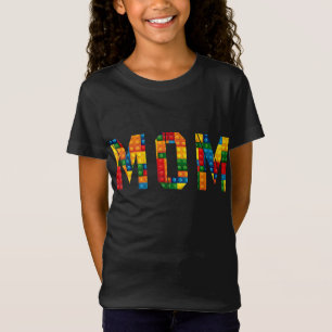 Mum Brick Builder Funny Blocks Master Builder T-Shirt