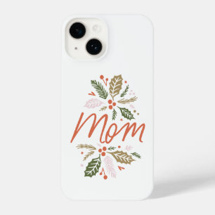 Mum Bright Holly Christmas  iPhone 14 Case