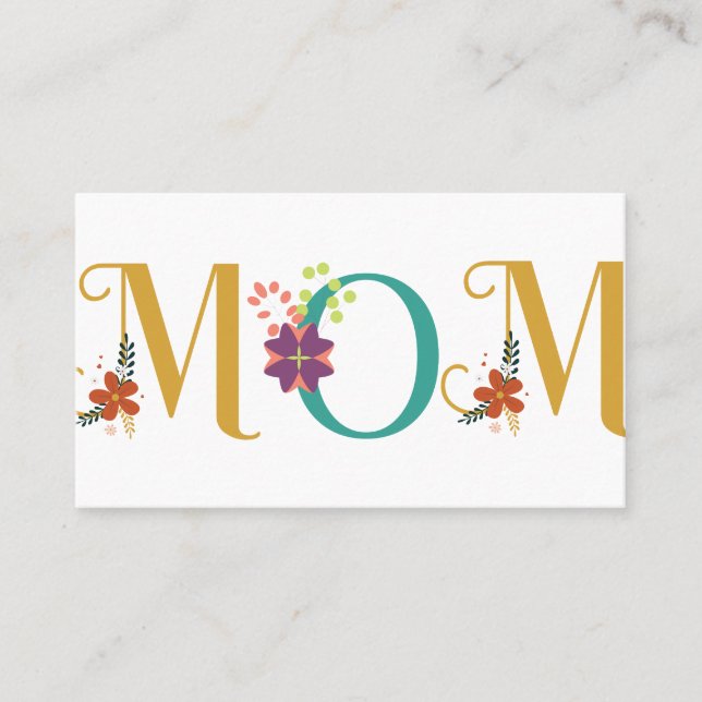 Mum Business Card (Front)