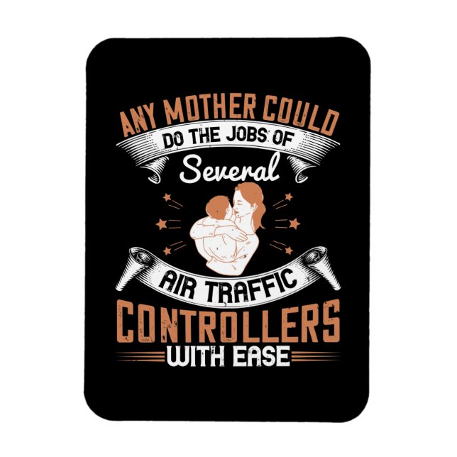 Mum - Busy like Air Traffic Controllers Magnet (Vertical)