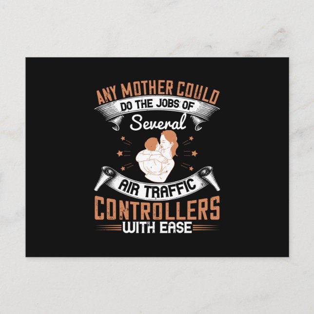 Mum - Busy like Air Traffic Controllers Postcard (Front)