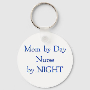 Mum by Day Key Ring