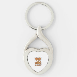 Mum By Day Witch By Night Halloween Shirt Design_1 Key Ring