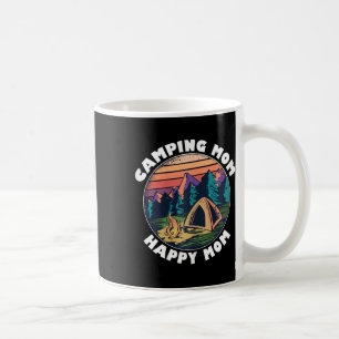 Mum Camping T Shirt Happy Camping Mum Camper Gift Coffee Mug