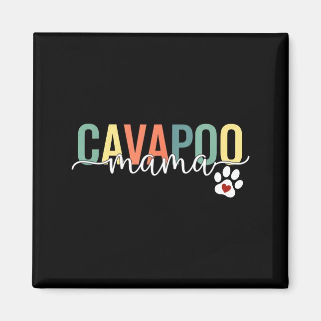 Mum cavapoo mama dog mum cavapoo mother's day  magnet (Front)