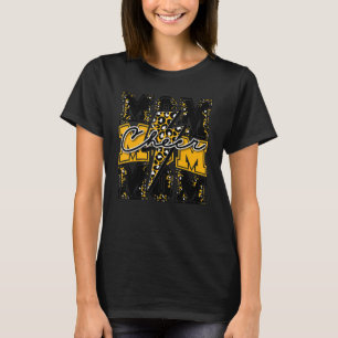 Mum Cheer Mum Cheerleading Love Football Cheerlead T-Shirt