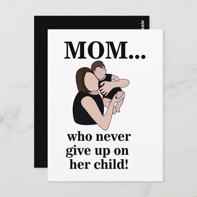 Mum Child Mother To Be  Postcard (Front/Back)