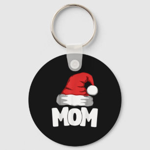 Mum Christmas Santa Matching Family  Key Ring