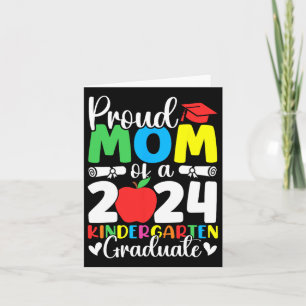 Mum Cl Of 2024 Kindergarten Graduate Graduation 1 Card