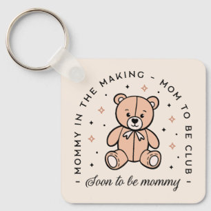 Mum club soon to be mummy aesthetic key ring