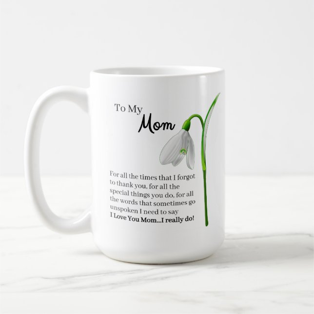 Mum Coffee Mug (Left)