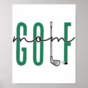Mum Crewneck Mothers Day Master Golf Women Girls Poster