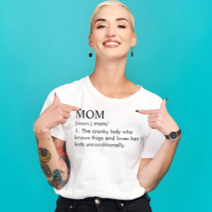 Mum Custom Funny Definition Gift for Mother T-Shirt