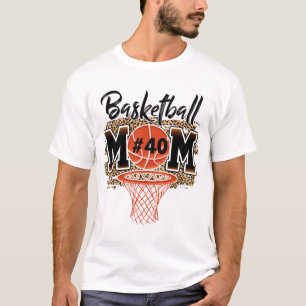 Mum Custom Player Number 40 Sport Mum Mothers Day T-Shirt