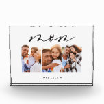 mum cute modern script multi photo gift block<br><div class="desc">mum cute modern script multi photo gift</div>
