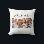 mum cute modern script multi photo gift  cushion<br><div class="desc">mum cute modern script multi photo gift</div>