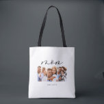 mum cute modern script multi photo gift tote bag<br><div class="desc">mum cute modern script multi photo gift</div>