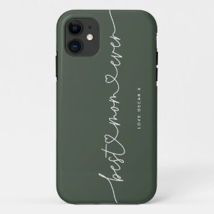 Mum cute modern script photo gift Case-Mate iPhone Case