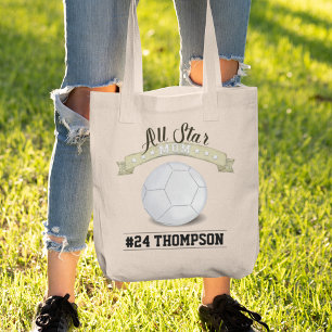Mum Cute Whimsical All Star Volleyball Vintage Tote Bag