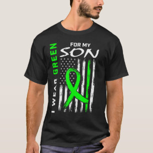 Mum Dad Green For My Son Cerebral Palsy Awareness T-Shirt